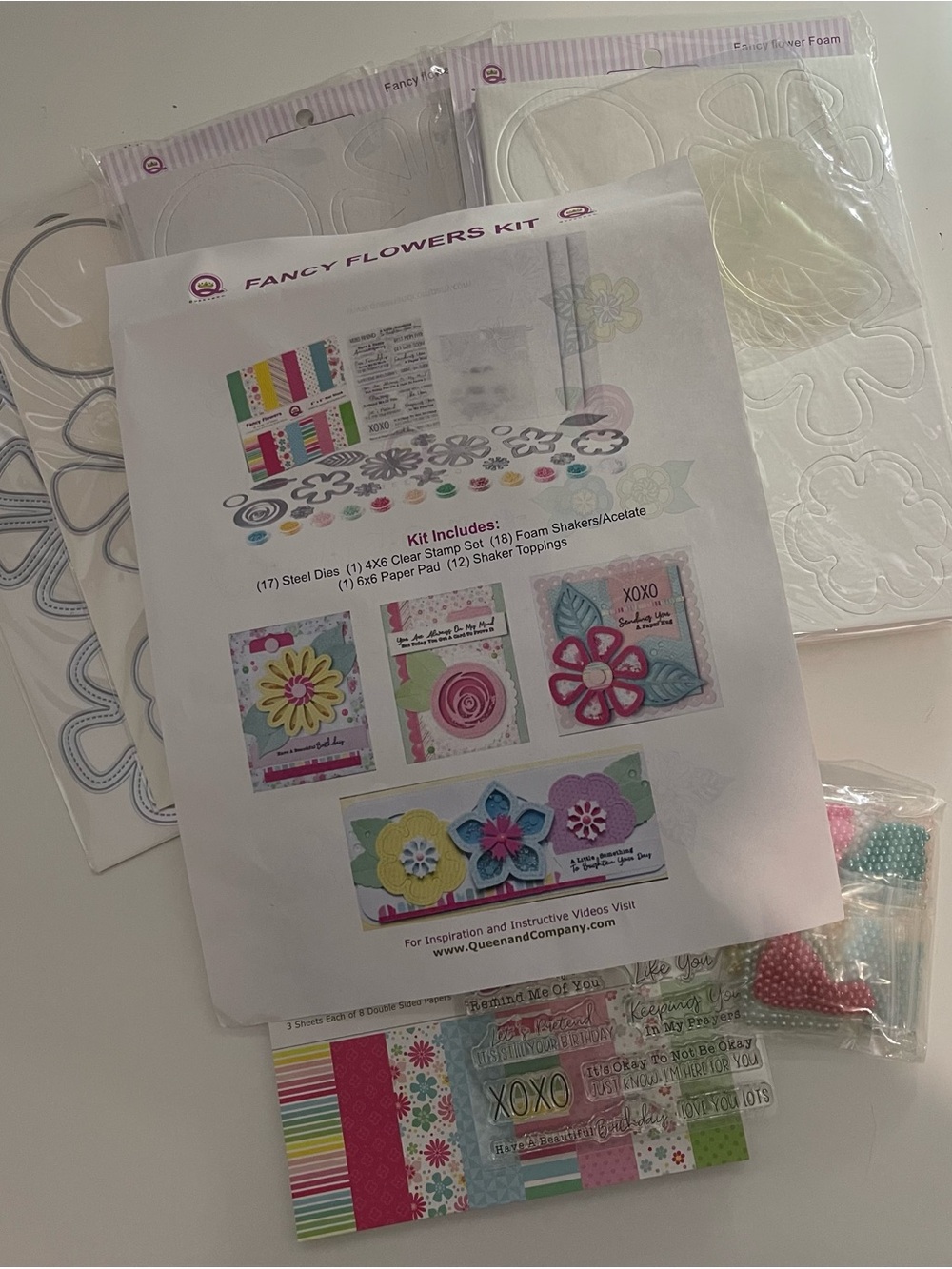 Queen & Co Fancy Flowers Kit + Refill